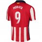 Morata #9  Atl&Atilde;&copy;tico Madrid Home Soccer Jersey 20/21 Men's Stadium Football Shirt Streetwear