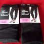 2 Pair Gold Medal Plus Size Womens Fleece Leggings Black 1XL/2XL