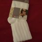 1 Pair Medium BUM Cotton Turn Cuff Crew Women Sock White 9-11