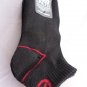 3 Pair Ecko Unlimited Men 1/4 Ankle Socks Large Solid Black Rhino 6 1/2-12