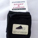 3 Pair Womens Toe Topper Half Sock Black Slings Mules Sandals 4-10 USA