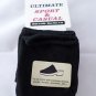 3 Pair Womens Toe Topper Half Sock Black Slings Mules Sandals 4-10 USA