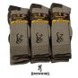 4 Pair Medium Browning Cotton Hiker Work Socks 9-11 Arch Support Made in USA
