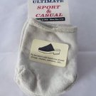 3 Pair Womens Toe Topper Half Sock Khaki Slings Mules Sandals 4-10 USA