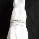 3 Pair of  Pocono Premium Cotton 28" X-Long OTC Tube Socks 8-12 Made USA White
