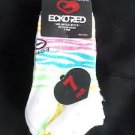 7 Pair Ecko Red No Show Socks  White Pink Blue Yellow 4-10 1/2