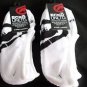 6 Pair Ecko Unlimited Men No Show Boat Socks Large White Black Rhino 6 1/2-12