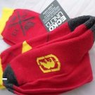 2 Pair Ecko Unlimited Men Crew Socks Large Red Yellow  Black Rhino 6 1/2-12