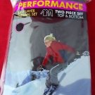 New Women's Gold Medal Performance Thermals Base Layer Two Piece Set Size Medium