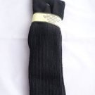 1 Pair Womens Over the Calf Diabetic Sock 100% Cotton 5-10 Made in USA Black