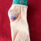 4 Pairs Joy Womens Turn Cuff Bobbie Socks Pastel 80% Cotton Great Quality! 9-11