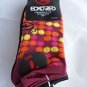 7 Pair Ecko Red No Show Socks Dots Orange Black Yellow 4-10 1/2