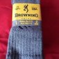 2 Pair Medium Browning Cotton Hiker Work Socks 9-11 Arch Support Made in USA
