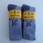 2 Pair Medium Browning Cotton Hiker Work Socks 9-11 Arch Support Made in USA