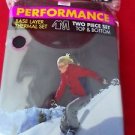 New Women's Gold Medal Performance Thermals Base Layer Two Piece Set Size XLarge