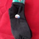 4 Pairs Joy Womens Ankle Socks Black 80% Cotton Great Quality! 9-11