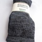 1 Pair Pocono 82%  Merino Wool Hiker Women Socks USA Shoe 5-10 Black/grey