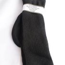 1 Pair Mens Over the Calf Diabetic Sock 100% Cotton 8-12 White Made in USA Black