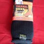 1 Pair Large Polar Extreme Insulated Thermal Socks Mens Made USA 10-13 Black