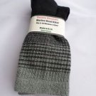 1 Pair Pocono 82%  Merino Wool Hiker Women Socks USA Shoe 5-10 Black Grey