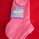 3 Pack Hanes Sport Breathable Low Cut Mesh Socks Pink Great Quality 5-9