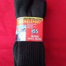 2 Pair Large Thermalsport 55% Merino Wool Hiker Sock 8-12 Mens -15-25 Temps