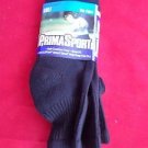 2 Pair Prima Sport Black Mens Golf Quarter Socks Comfort Toe Seam 10-13