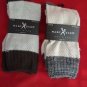 2 Pair Large Marc Ecko Cut & Sew Cotton Crew Socks 6-12 White