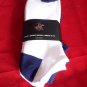 3 Pair Large Beverly Hills Polo Club Cushioned No Show Men Socks Navy Whit 10-13
