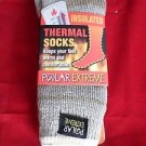 1 Pair Polar Extreme Insulated Thermal Socks Women Non Slip Grip Made USA 9-11
