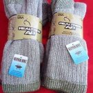4 Pair Large Real Tree 20% Wool Hiker Work Boot Socks 9-13 Arch Support Made USA
