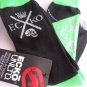 2 Pair Ecko Unlimited Men Crew Socks Large Neon Green Black Rhino Skull6 1/2-12