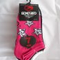 7 Pair Ecko Red No Show Socks Stars Black Red White Zebra Stripe 4-10 1/2