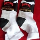 2 Pair Mens Railroad Hydrotec Quarter Arch Support Cushioned Foot Sock 10-13