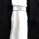 1 Pair Mens Over the Calf Diabetic Sock 100% Cotton 12-14 XL White Made in USA