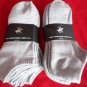 6 Pair Large Beverly Hills Polo Club Cushioned No Show Men Socks Grey 10-13