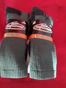 6 Pair Large Team Realtree Warm Cotton Cushion Crew Socks 9-13  Made USA