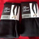 2 Pair Gold Medal  Seamless Womens Fleece Leggings Black Large/Extra Large
