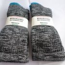 2 Pair Pocono 82%  Merino Wool Hiker Women Socks USA Shoe 5-10 Black/Blue