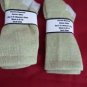 2 Pair Womens Medium Pocono Cotton Crew Boot Hiker Warm Sock 5-10 USA