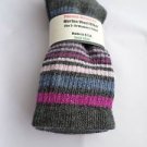 1 Pair Pocono 82%  Merino Wool Hiker Women Socks USA Shoe 5-10 Stripes