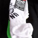 3 Pair Ecko Unlimited Men No Show Boat Socks Large White Yellow Skull 6 1/2-12