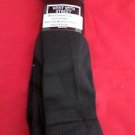 3 Pair West 25th Street Mild Compression Knee Hi Sock Black Made in USA 5-10