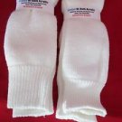 2 Pair of  Pocono Hi Fridge Acrylic Over the Calf Boot Socks 8-12 Made USA White