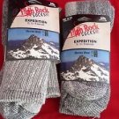 2 Pair Extra Large High Rock Merino Wool Expedition Socks 13-16  Made in USA