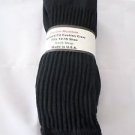3 Pair of  Pocono Relaxed Fit Cotton Cushion Crew Socks 12-15 Made USA Black