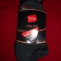3 Pair Hanes Large No Show Casual Socks Cushion All Day Comfort Dark Grey 6-12