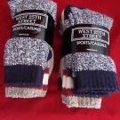 6 Pair Womens West 25th Street Casual Cotton Ragg Sock 9-11 Made in USA