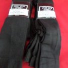6 Pair West 25th Street Mild Compression Knee Hi Sock Black Made in USA 5-10