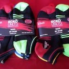 12 Pair Ecko Unlimited Mens No Show Boat Socks Soft and Durable Black Heel 6-12